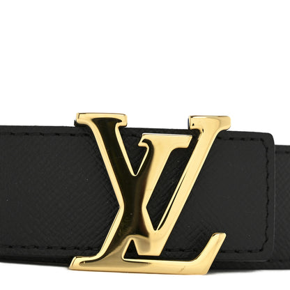 Louis Vuitton Calfskin Monogram 30mm LV Initiales Reversible Belt 85 34 Black 7 of 7
