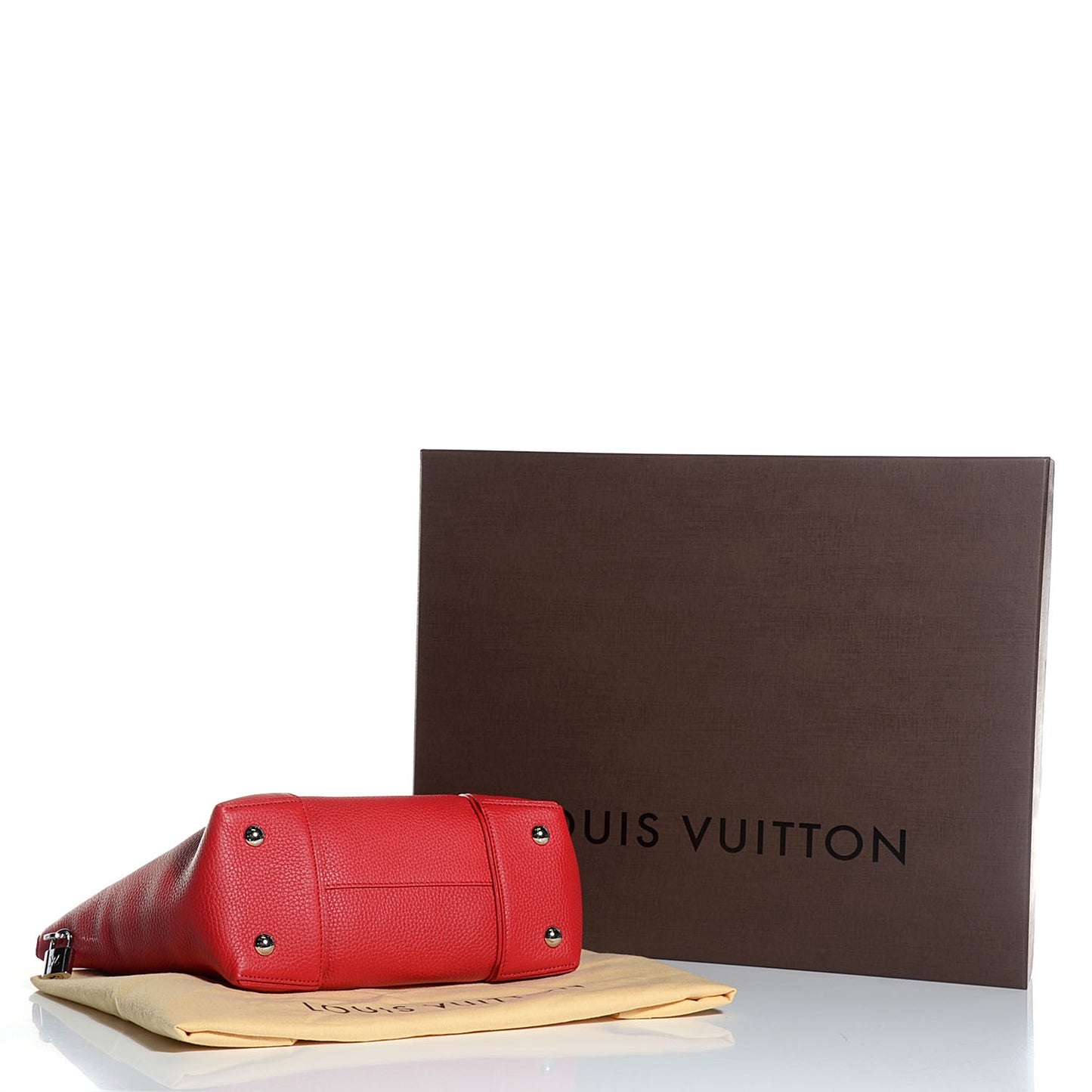 Cuir Taurillon Soft Lockit PM Rubis