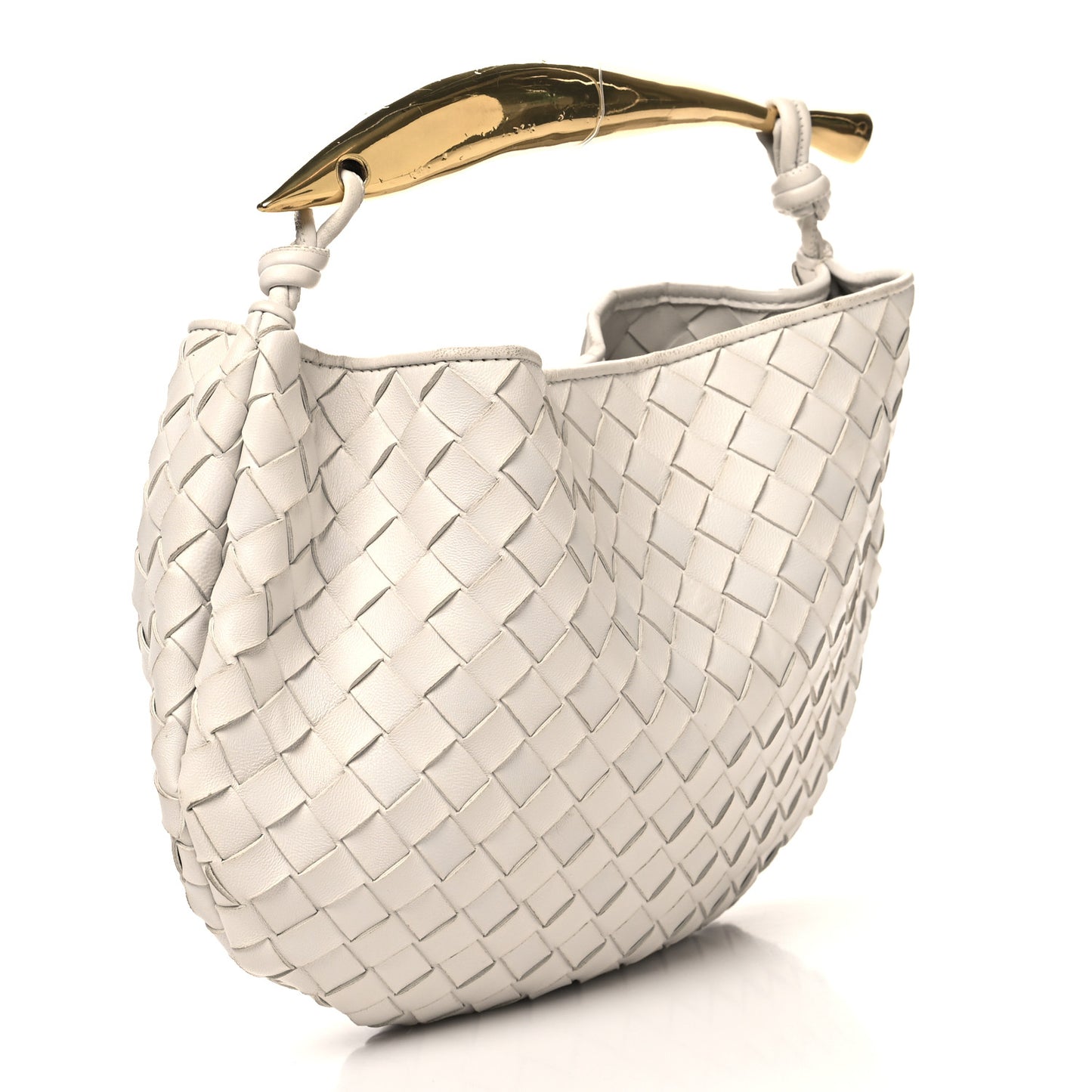 Nappa Intrecciato Sardine Bag Chalk