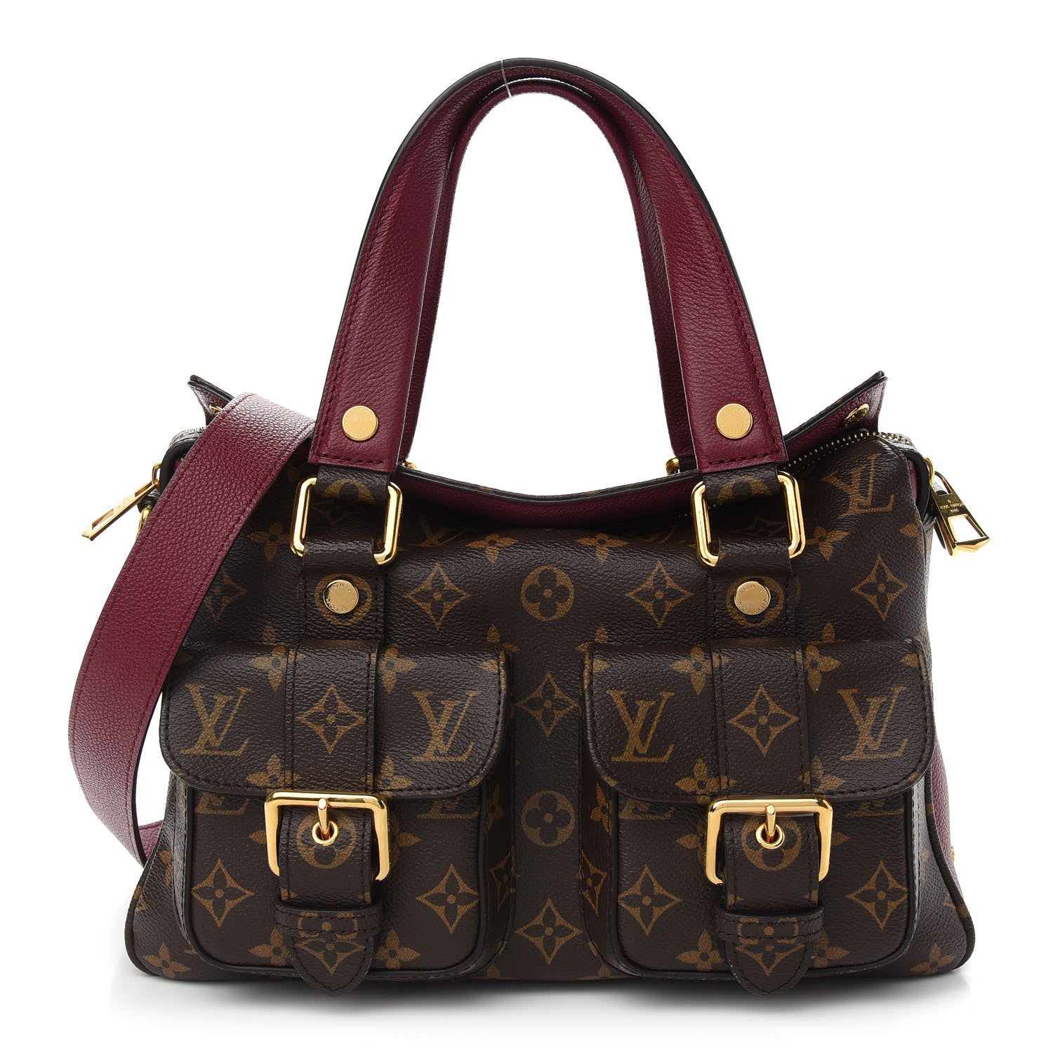 Louis Vuitton Monogram Manhattan NM Raisin 1 of 9