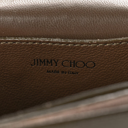 Jimmy Choo Suede Patent Mini Rebel Crossbody Brown 6 of 16