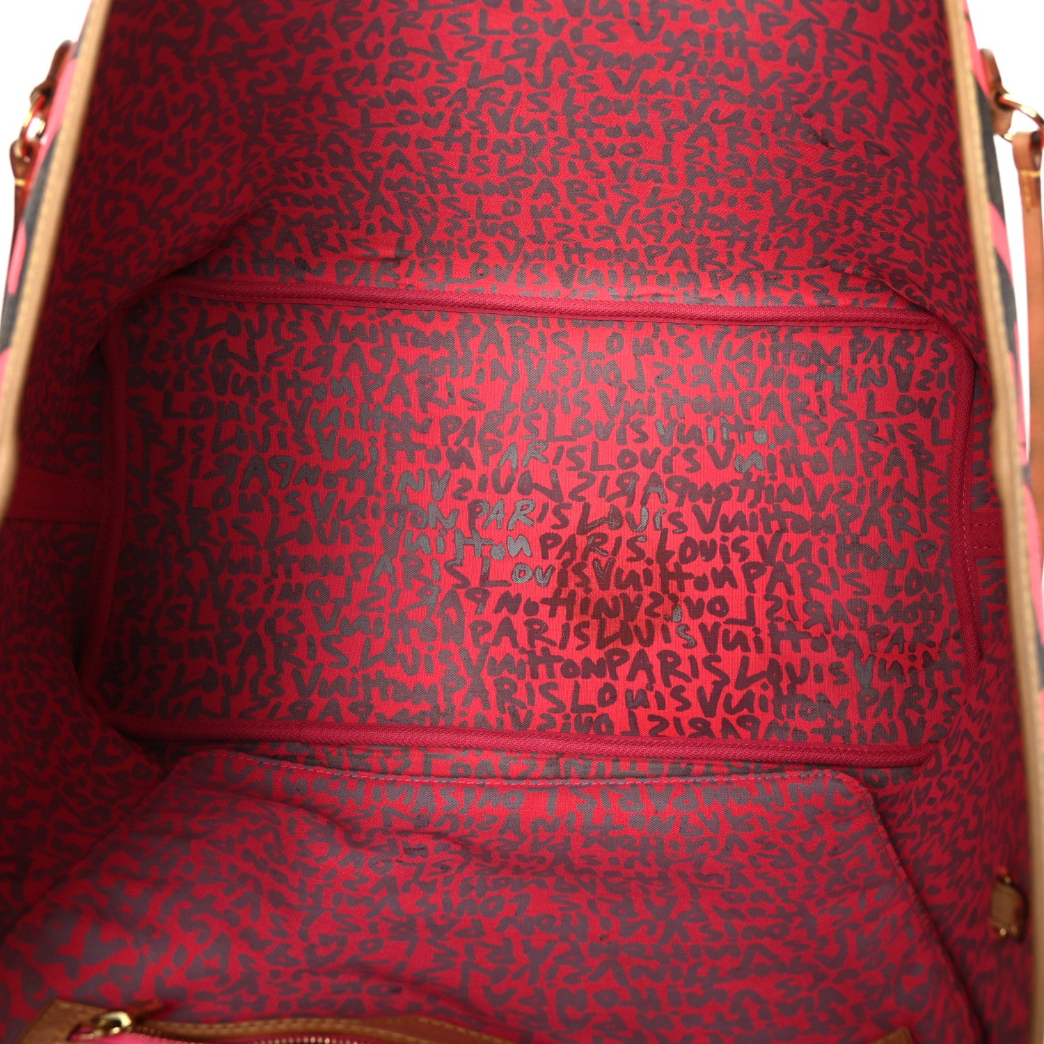 Louis Vuitton Monogram Graffiti Neverfull GM Fuchsia 5 of 10