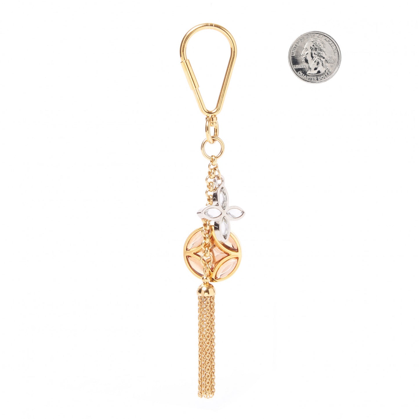 Ice Flower Key Charm