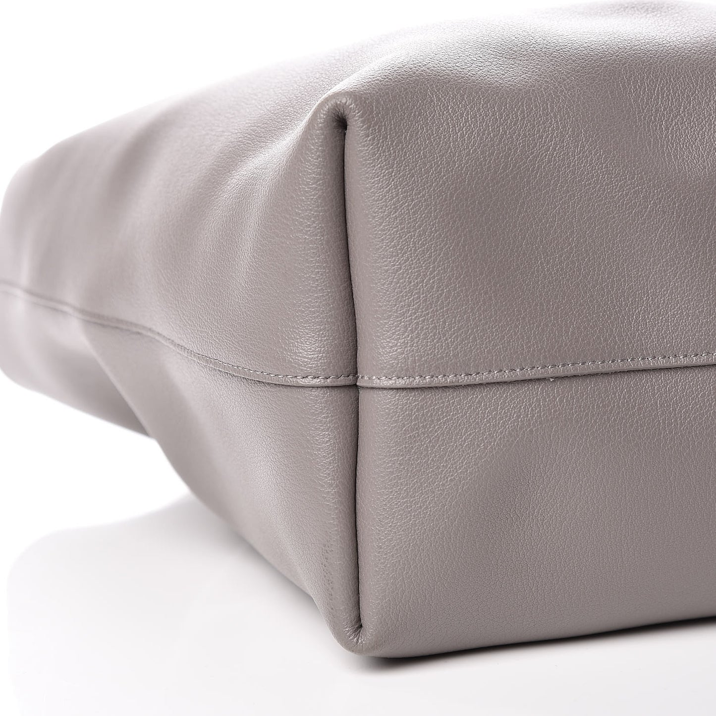 Calfskin Large Shopping Tote Fog
