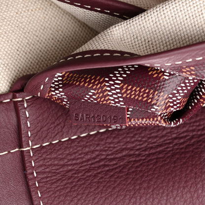 Goyard Goyardine Rouette PM Burgundy 8 of 17