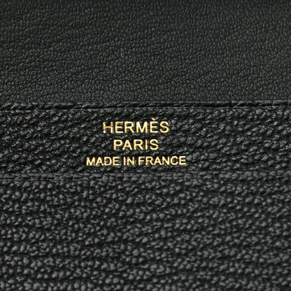 Hermes Chevre Mysore Mini Bearn Wallet Black 6 of 6