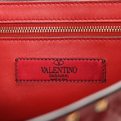 Valentino Garavani Nappa Large Rockstud Spike Shoulder Bag Rubino 6 of 9