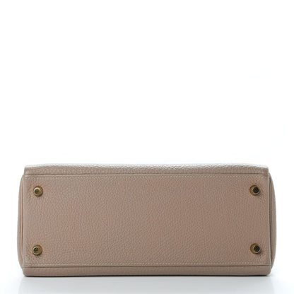 Hermes Togo Kelly Retourne 28 Gris Tourterelle 7 of 19