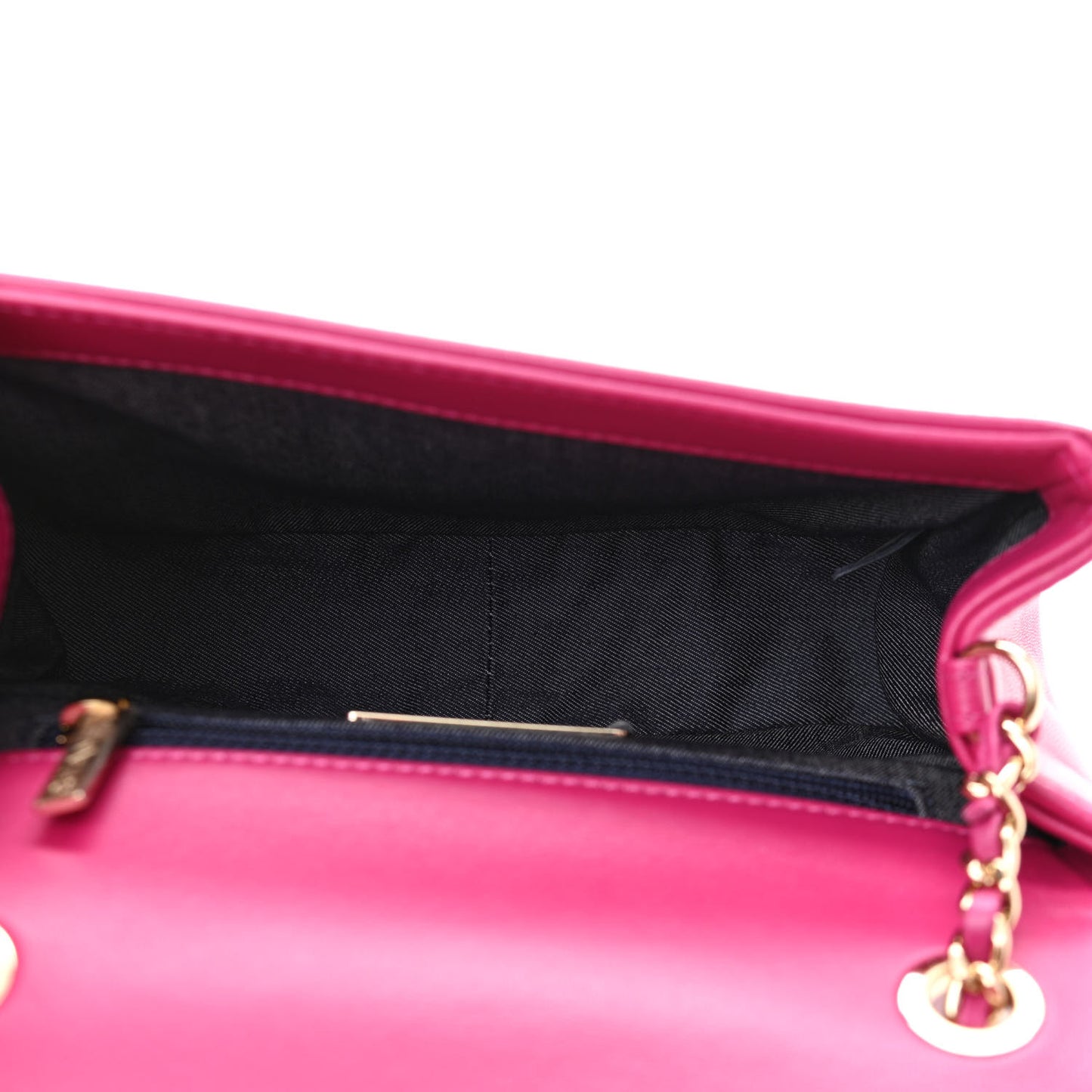 Lambskin CC Mania Flap Bag Pink