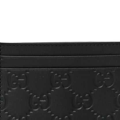 Gucci Guccissima Card Holder Black 7 of 9