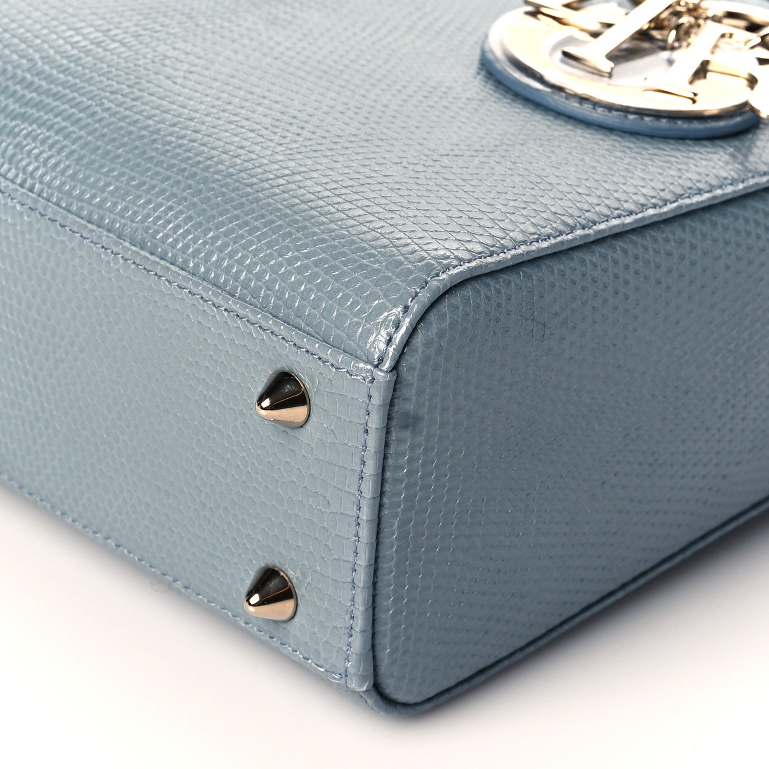 Christian Dior Lizard Small Lady Dior Cloud Blue 9 of 9