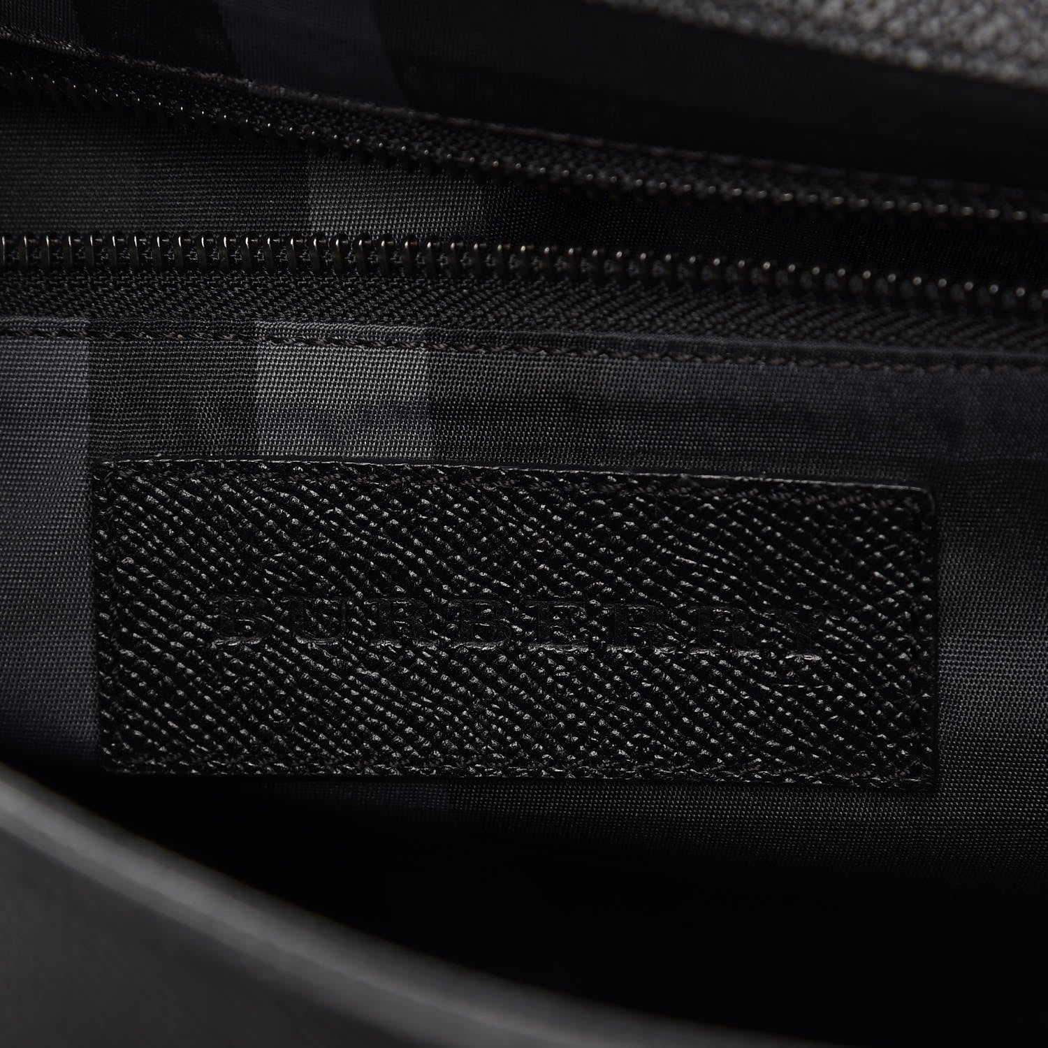 Burberry London Grainy Calfskin Rivendale Messenger Bag Black 6 of 8