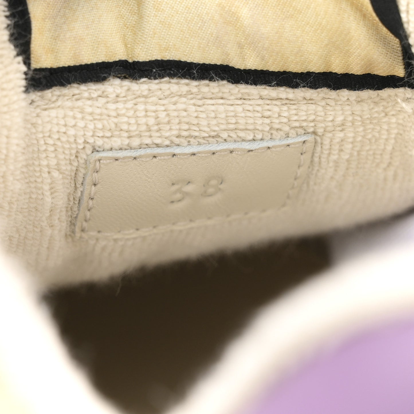 Moire Fabric Nubuck Web Womens Screener Sneakers 38 Cinnamon Dusty Milk New Lavender