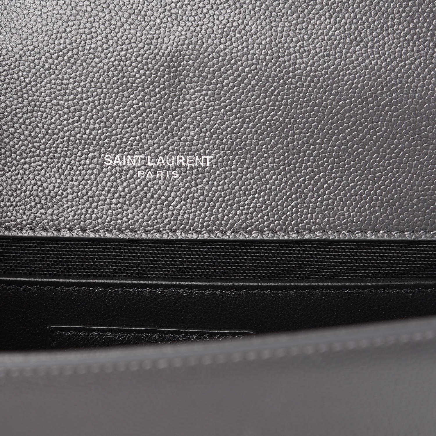 Saint Laurent Grain De Poudre Small Monogram Kate Satchel Storm 6 of 9