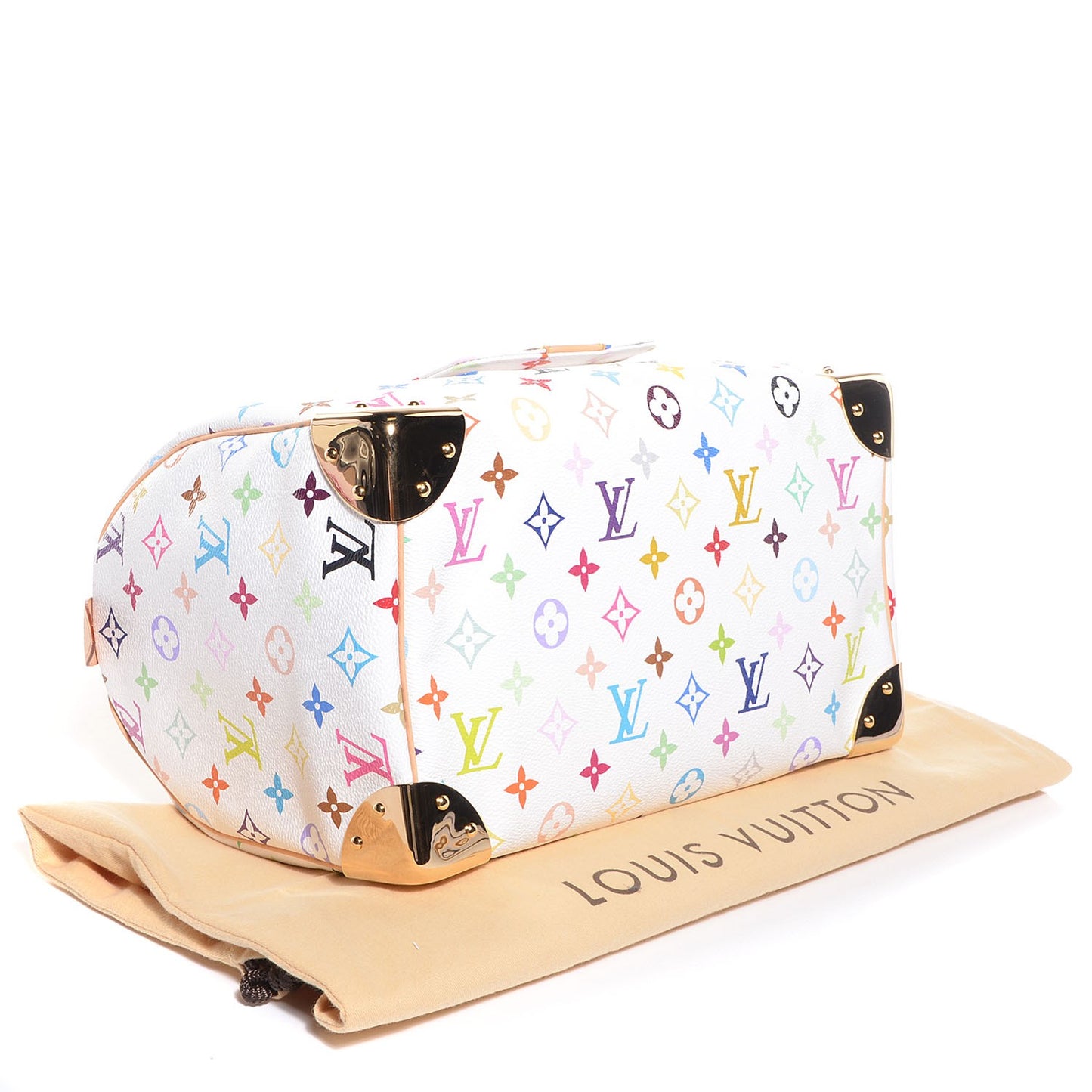 Monogram Multicolor Speedy 30 White