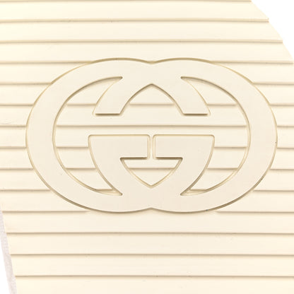 Gucci GG Supreme Monogram Demetra Mens Slide Sandals 10 White Mystic White 7 of 13