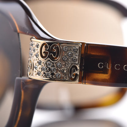 Gucci Crystal Sunglasses GG 2984/S Tortoise 7 of 10
