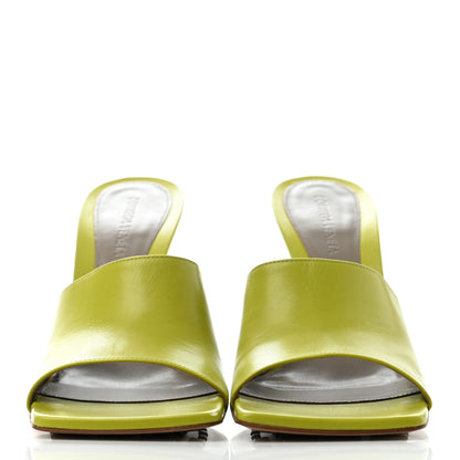 Bottega Veneta Lambskin Stretch Mule Sandals 41 Kiwi 2 of 10