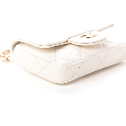 Chanel Caviar Quilted Belt Bag White 6 of 11