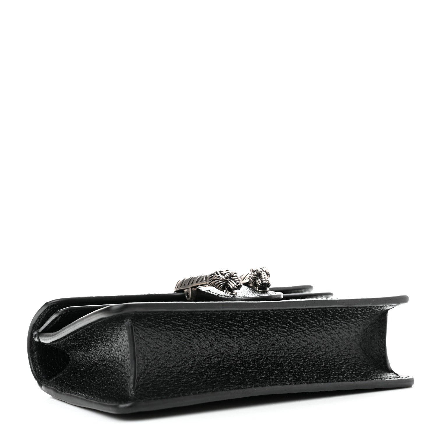 Gucci Jacquard Black Denim GG Monogram Super Mini Dionysus Shoulder Bag Black Ivory 4 of 9