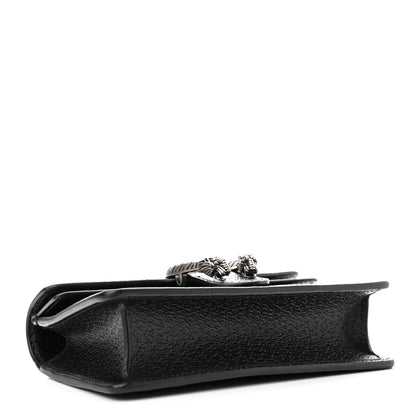 Gucci Jacquard Black Denim GG Monogram Super Mini Dionysus Shoulder Bag Black Ivory 4 of 9