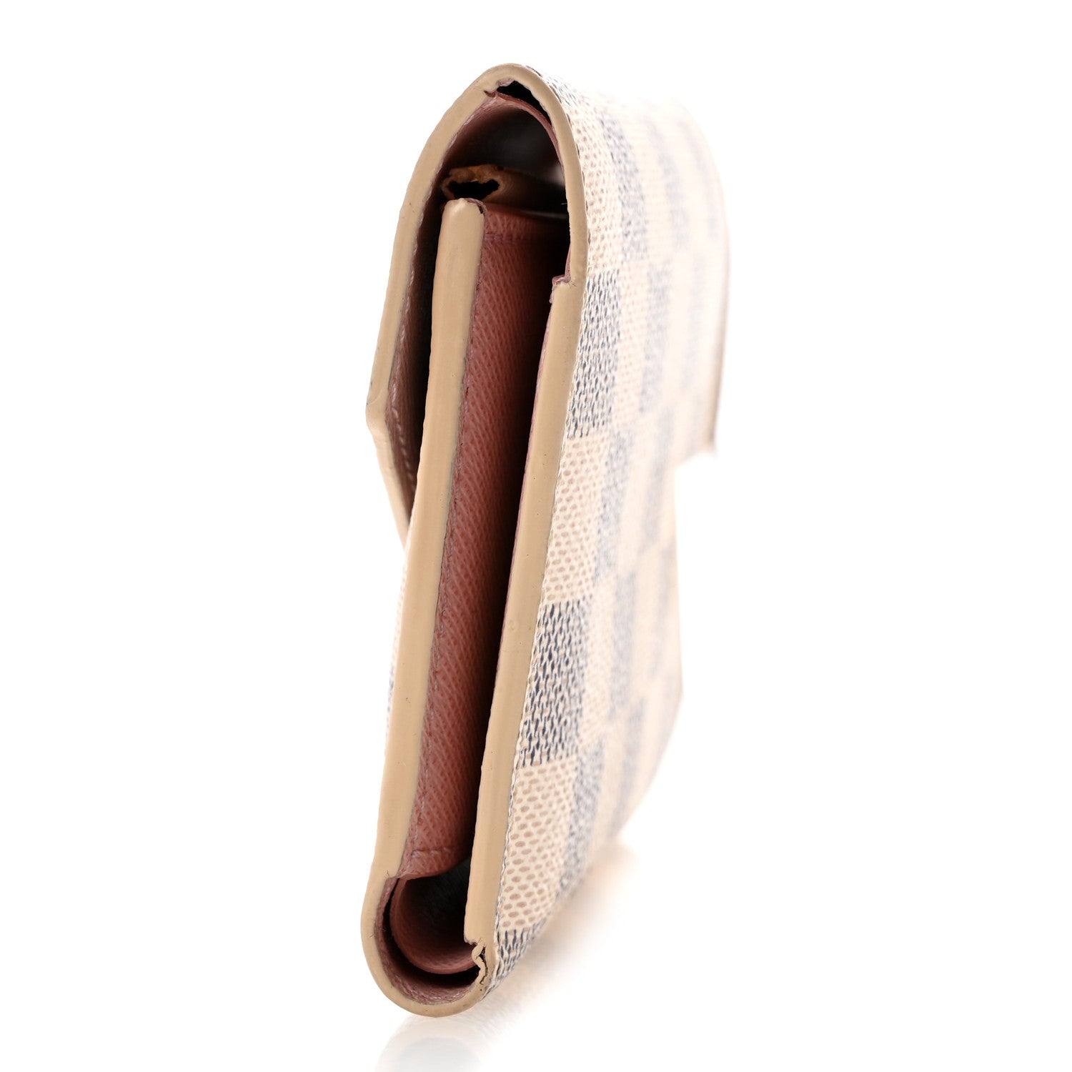 Louis Vuitton Damier Azur Victorine Wallet Rose Ballerine 9 of 9