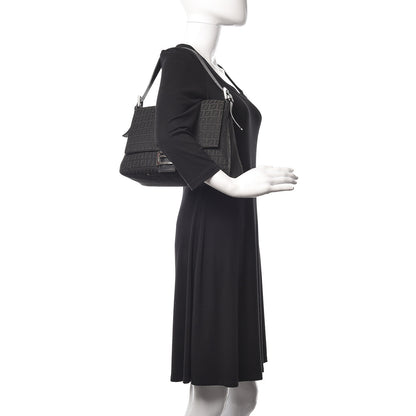 Fendi Zucchino Mama Baguette Black 2 of 10