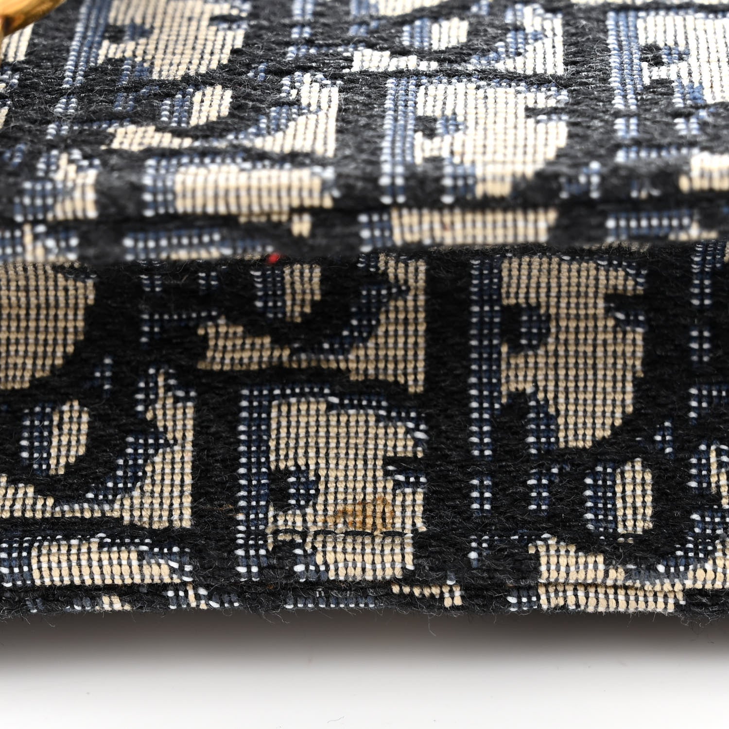 Christian Dior Oblique Saddle Chain Pouch Blue 13 of 13