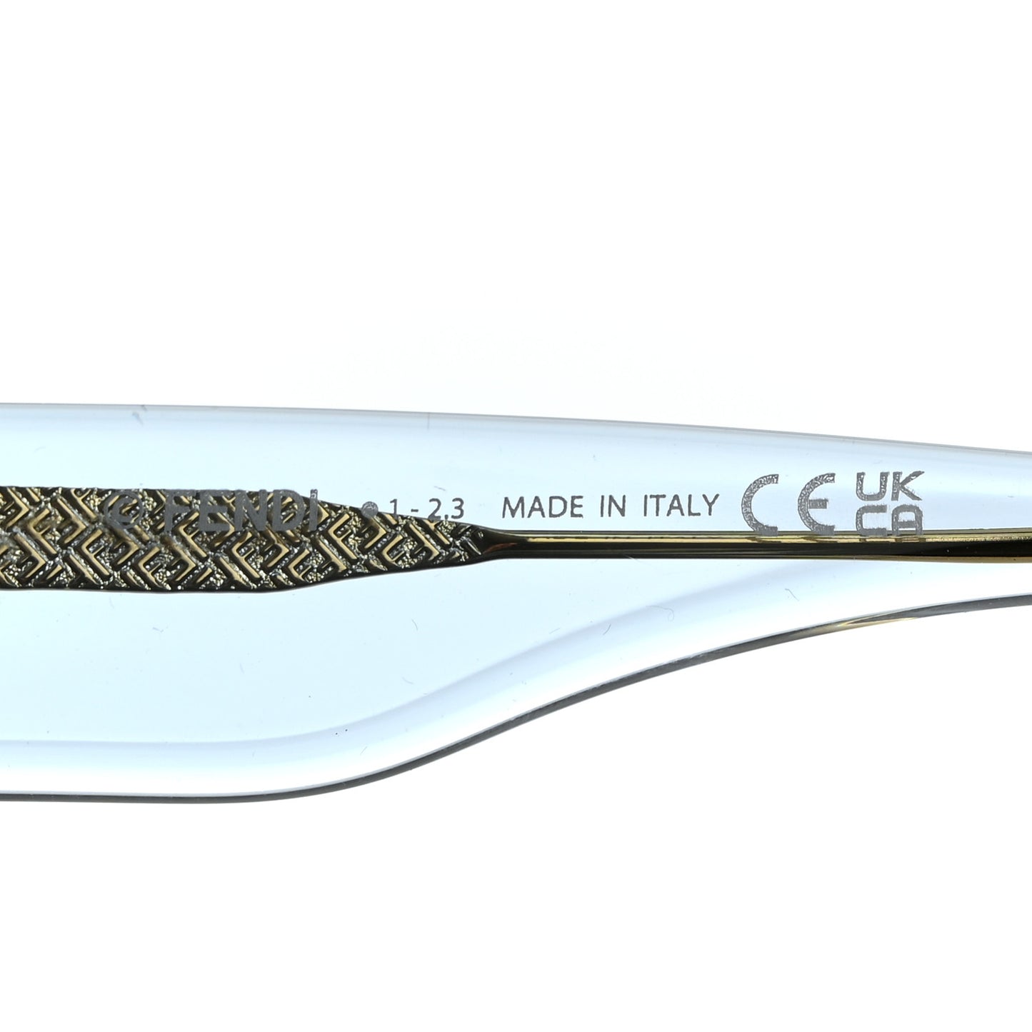 Acetate Fendi Roma Square Sunglasses FE401001I Blue