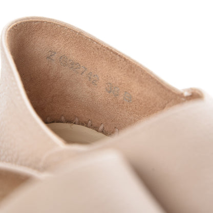 Chanel Grained Calfskin CC Espadrilles 38 Beige Black 7 of 10