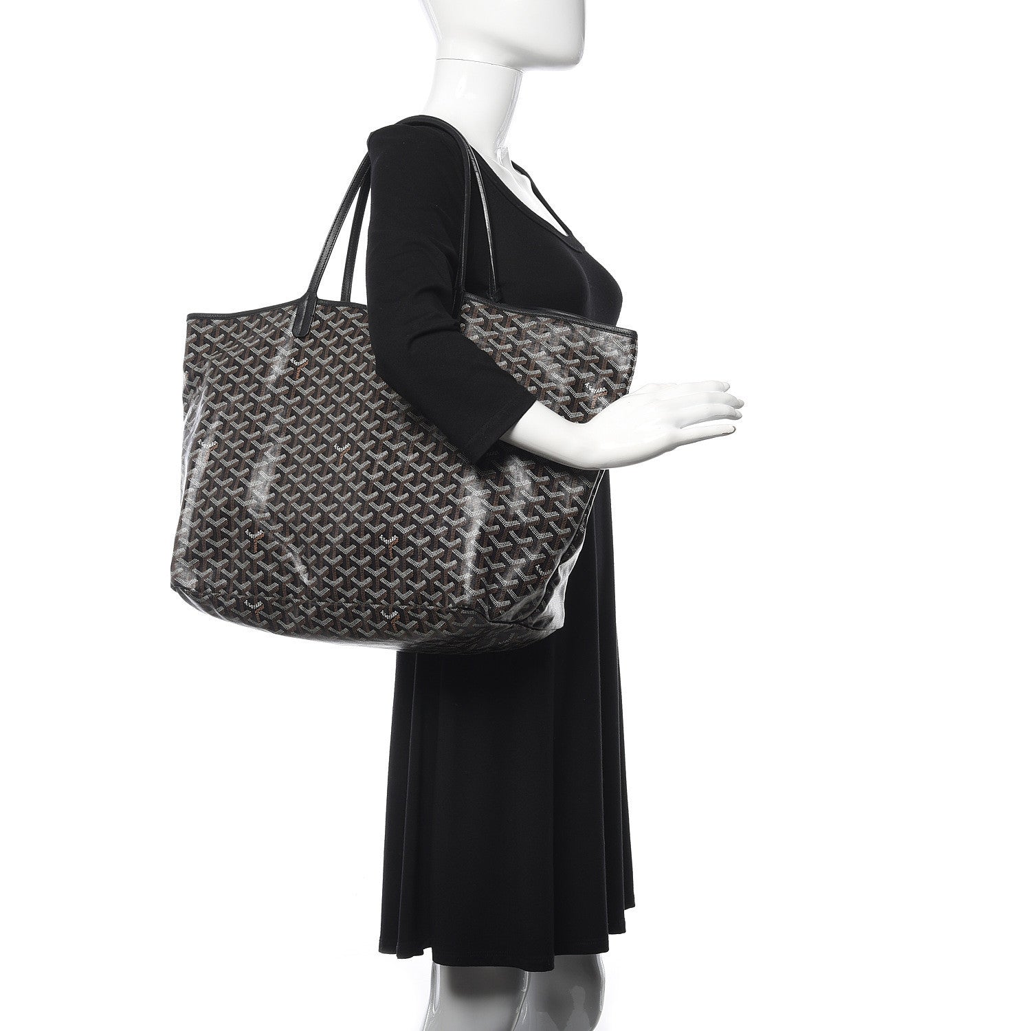 Goyard Goyardine Saint Louis GM Black 2 of 16