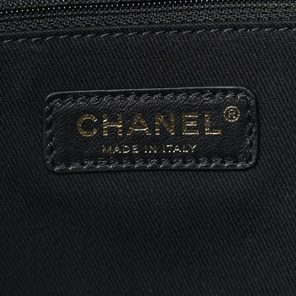 Chanel Mixed Fibers Calfskin Small Deauville Tote Black 6 of 9