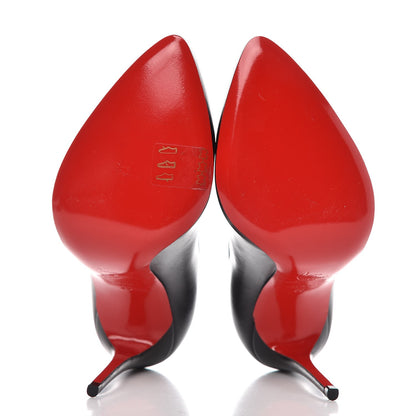 Christian Louboutin Shiny Nappa Breche 100 Pumps 35 Black 5 of 9