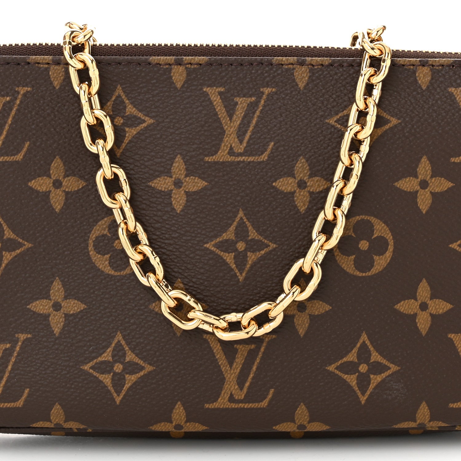 Louis Vuitton Monogram Chain Pochette Accessories 7 of 10