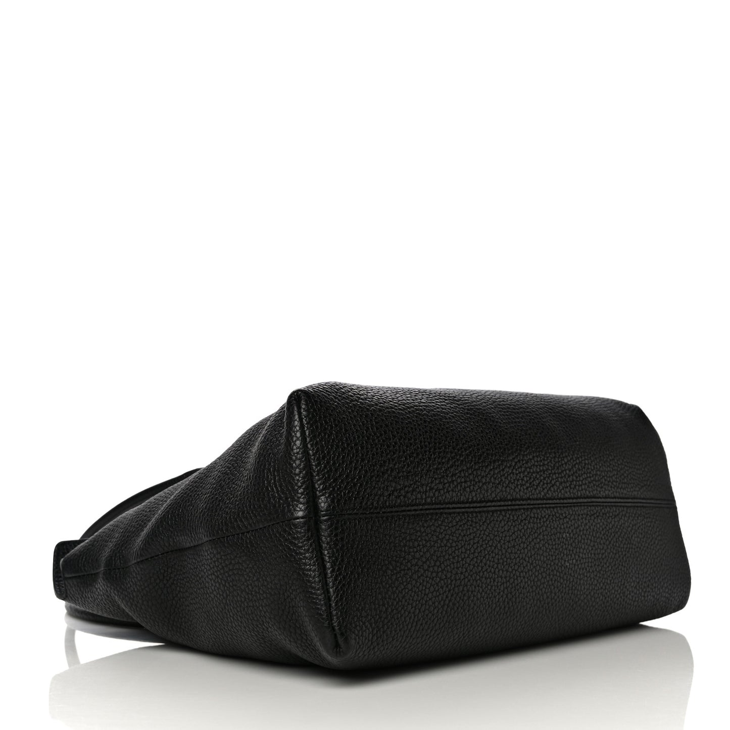 London Grainy Calfskin Medium Baynard Tote Black
