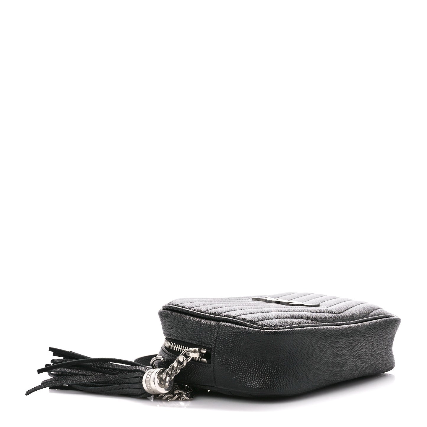 Grain De Poudre Matelasse Monogram Mini Lou Camera Bag Black