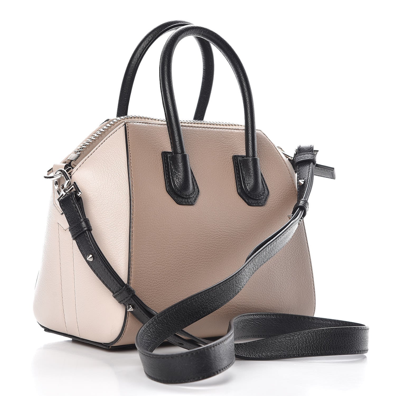 Givenchy Sugar Goatskin Mini Tri-Color Antigona Linen 3 of 11