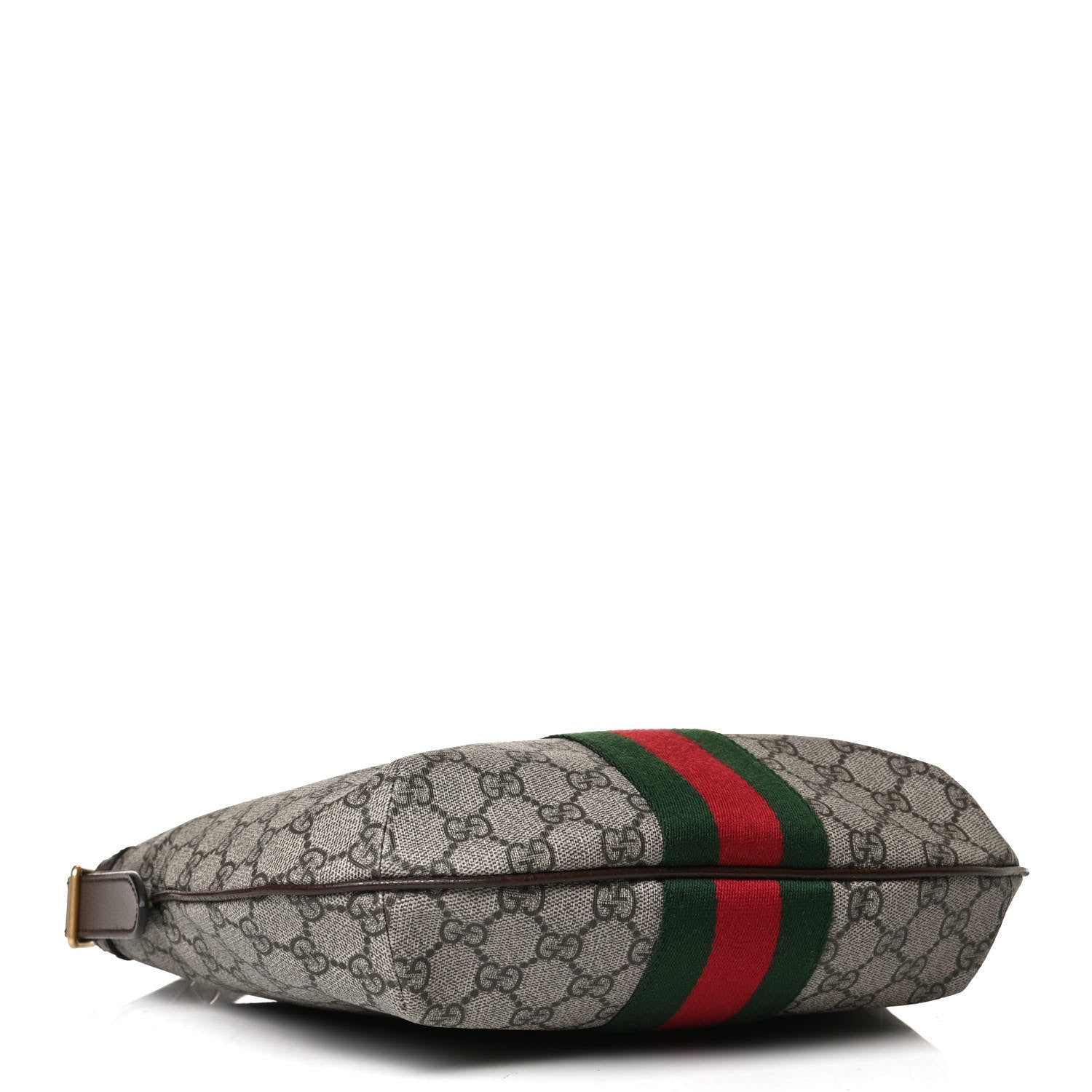 Gucci GG Supreme Monogram Web Small Ophidia Half Moon Hobo Brown 4 of 13