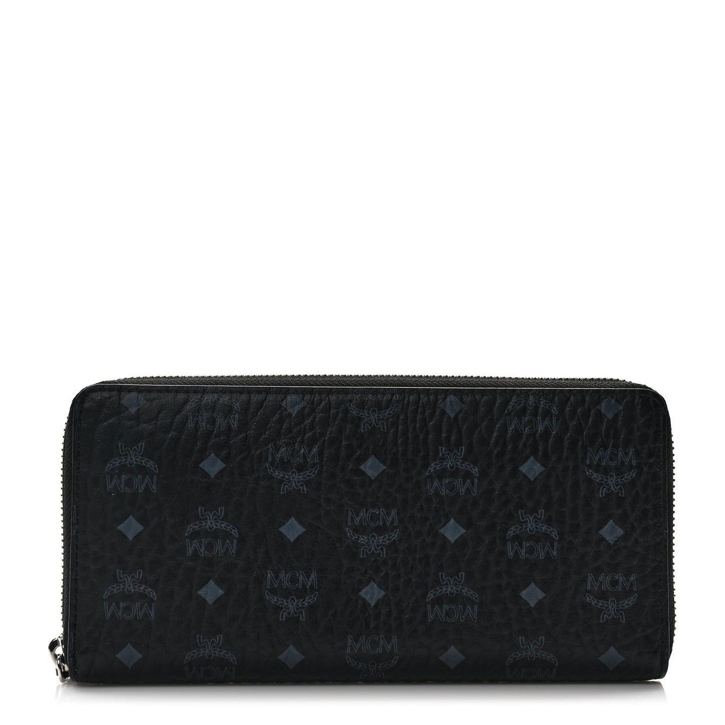 Visetos Large Zip Around Wallet Black