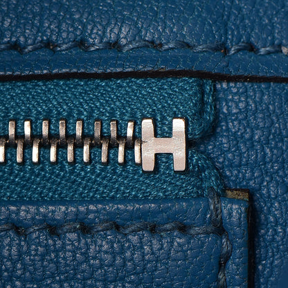 Hermes Taurillon Clemence Birkin 30 Bleu Izmir 29 of 34