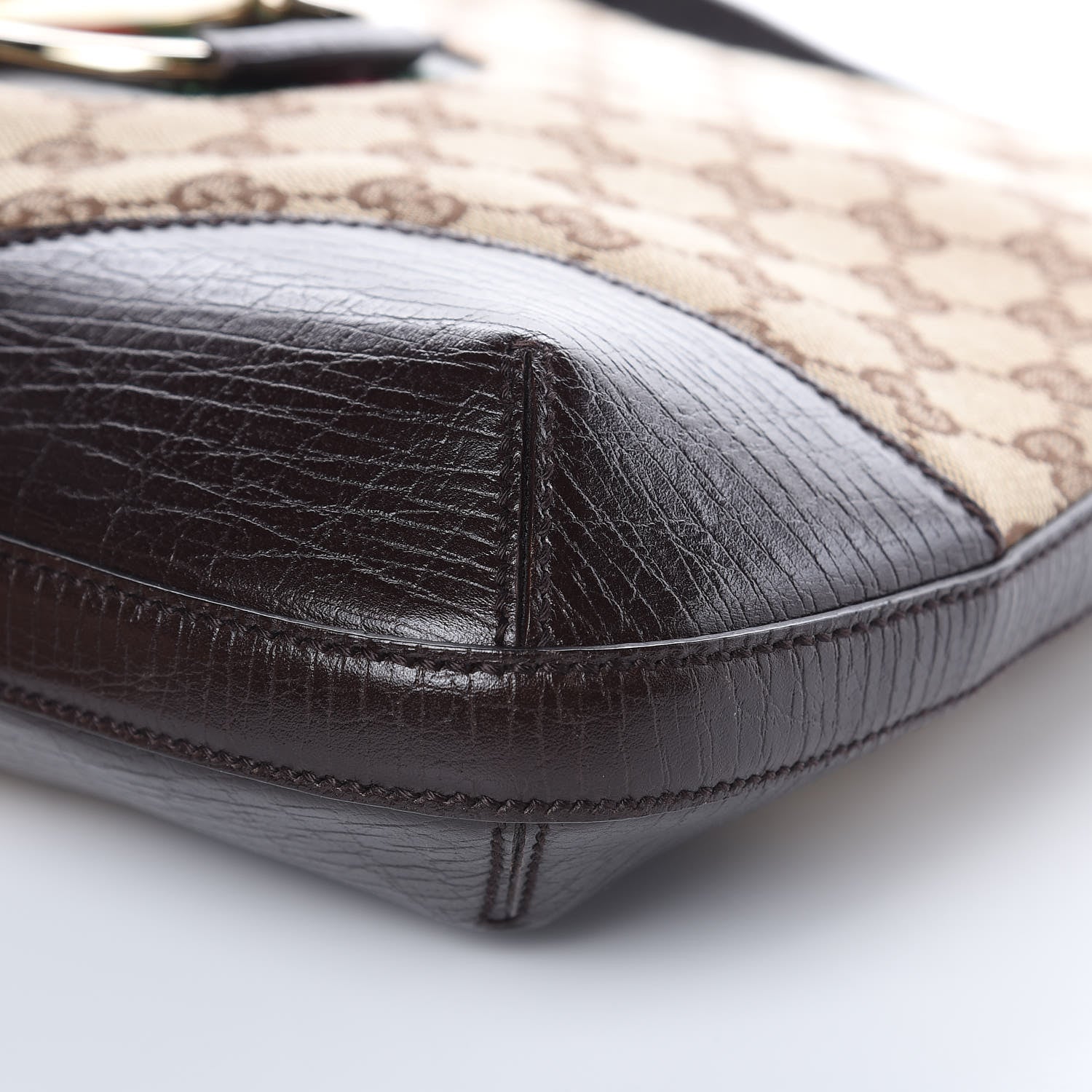 Gucci Monogram Hasler Hobo Dark Brown 11 of 11