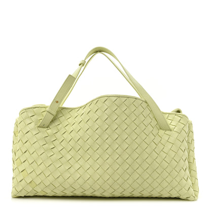Bottega Veneta Nappa Intrecciato Tuck Lemon Washed 1 of 12