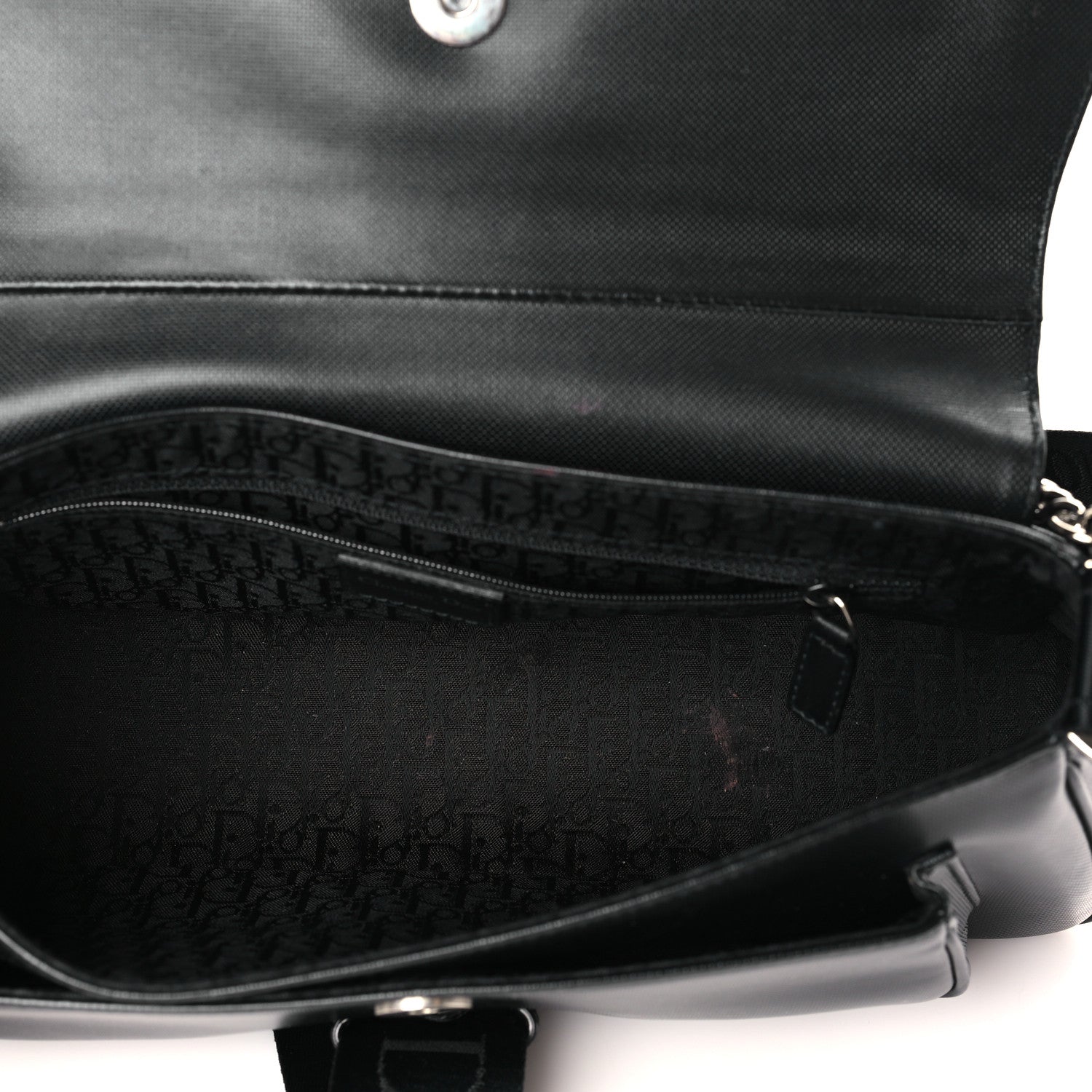 Christian Dior Coated Canvas Crystal Hardcore Bag Black 5 of 11