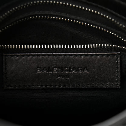 Balenciaga Smooth Calfskin Metallic Patent Giant 12 Silver Hardware Mini City Black Gris 6 of 10