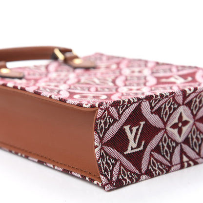 Louis Vuitton Jacquard Since 1854 Petit Sac Plat Bordeaux 6 of 11