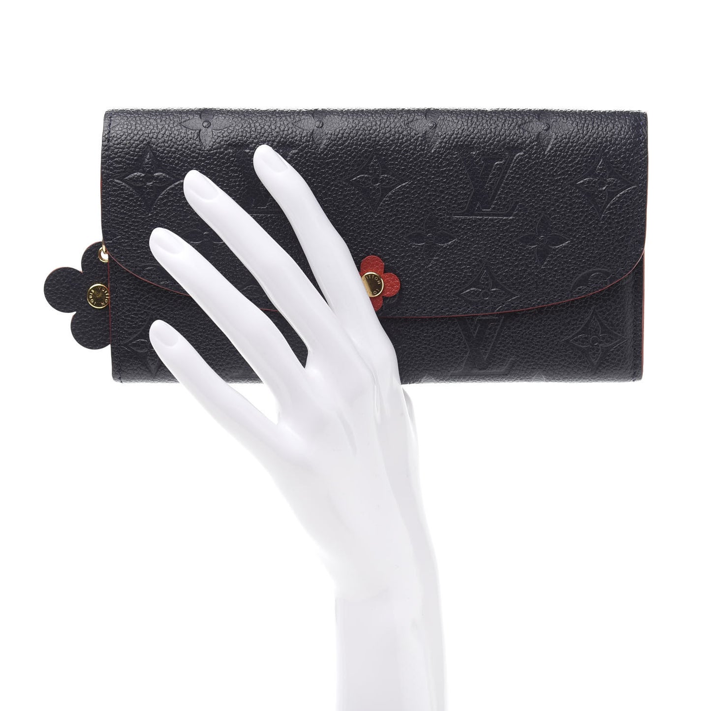 Empreinte Emilie Wallet Marine Rouge