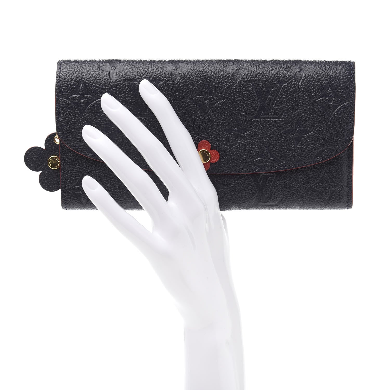 Louis Vuitton Empreinte Emilie Wallet Marine Rouge 2 of 8