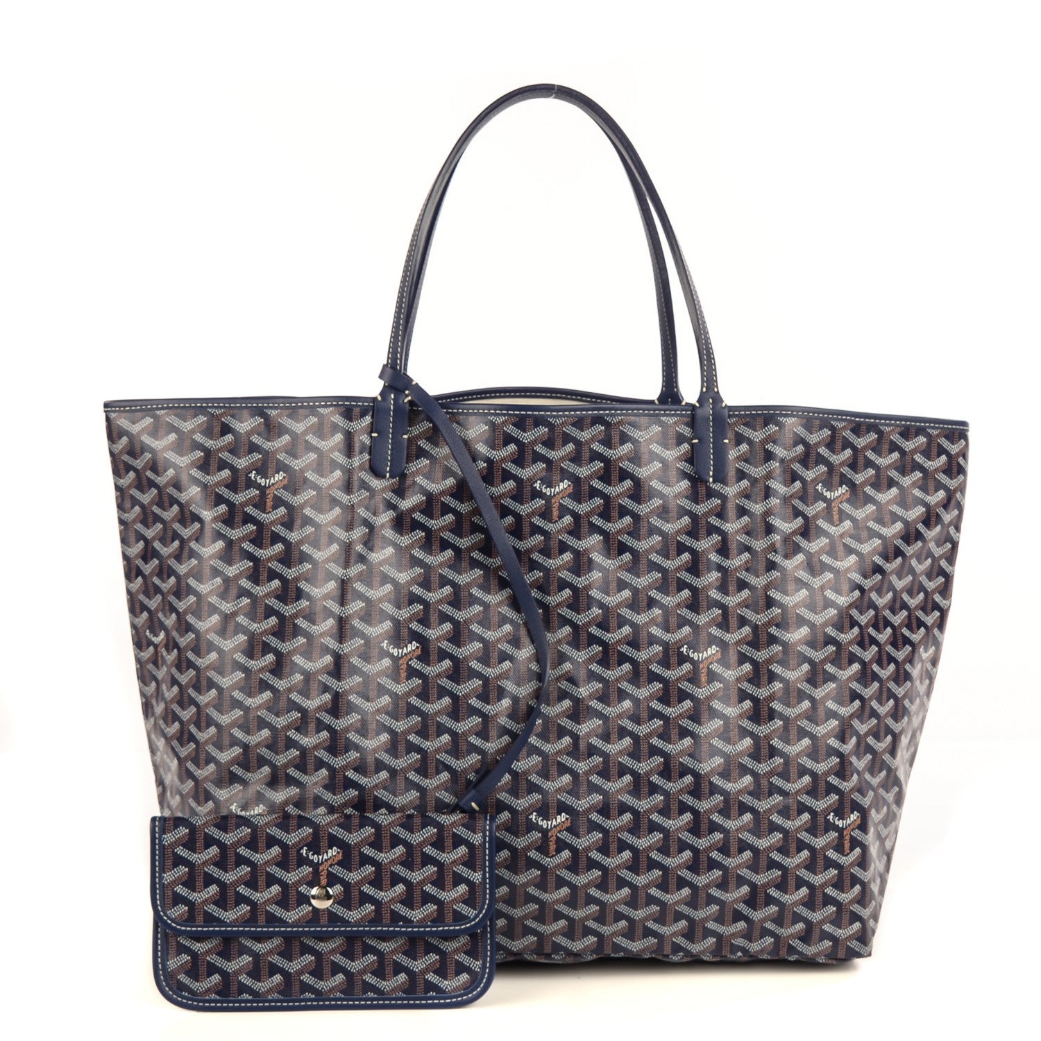 Goyard Goyardine Saint Louis GM Blue 1 of 9