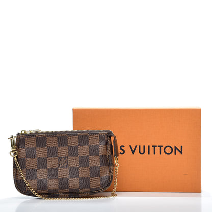 Louis Vuitton Damier Ebene Mini Pochette Accessories 7 of 7