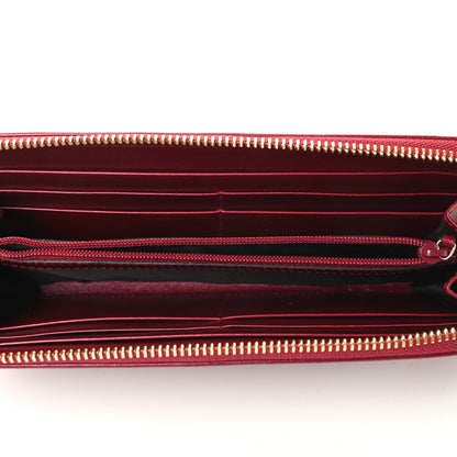 Gucci Smooth Calfskin Donna Long Wallet Red 4 of 4